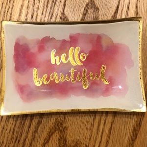 Paper Source Hello Beautiful Trinket Tray